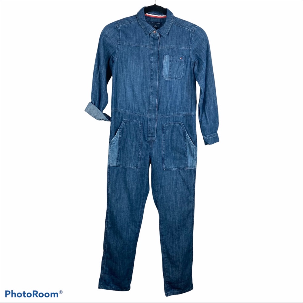 Tommy Hilfiger Tommy girls denim jumpsuit